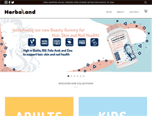 Tablet Screenshot of herbaland.ca